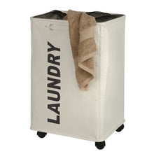 Load image into Gallery viewer, WENKO - Quadro Laundry Basket - Beige 79L
