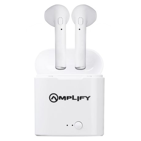Amplify Note Series TWS Bluetooth Earphones - White Buy Online in Zimbabwe thedailysale.shop