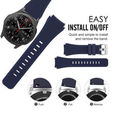 Load image into Gallery viewer, Killerdeals Silicone Strap For Samsung Gear S3 Frontier (S/M) - Navy
