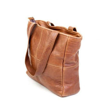 Load image into Gallery viewer, Mirelle Genuine Leather Classic Shopper Tan
