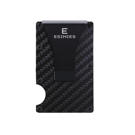 ESIMIES Minimalist Carbon Fiber Wallet RFID Buy Online in Zimbabwe thedailysale.shop