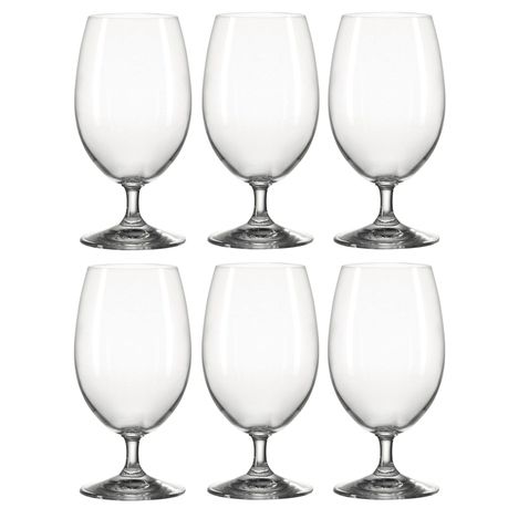 Leonardo Water Glass with Stem Daily 370ml – Set of 6