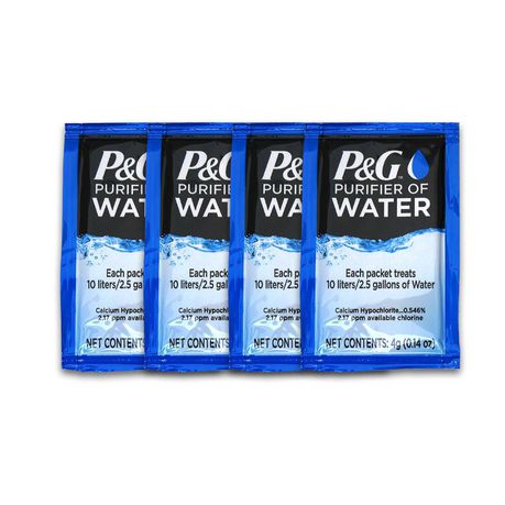 P&G Water Treatment Sachets Box of 50