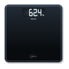 Load image into Gallery viewer, Beurer SignatureLine Glass Bathroom Scale GS 400 Black
