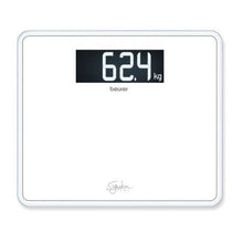 Load image into Gallery viewer, Beurer SignatureLine Glass Bathroom Scale GS 410 White
