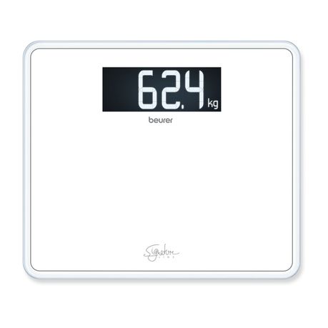 Beurer SignatureLine Glass Bathroom Scale GS 410 White