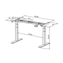 Load image into Gallery viewer, Flexispot ET323(ZD01) Dual Motor Height Adjustable Standing Desk Frame
