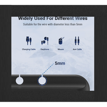 Load image into Gallery viewer, Flexi Silicone 3 slot Cable Organizer for Any Loose Cable Application
