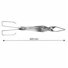 Load image into Gallery viewer, Heavy Duty  Stainless Steel Braai  Tongs - 42cm
