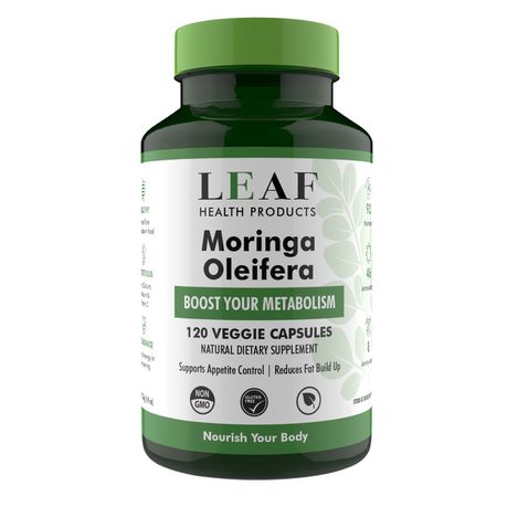Moringa Leaf Powder Capsules - 120's by LEAF Buy Online in Zimbabwe thedailysale.shop