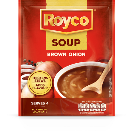 Royco Reg Soup Brown Onion 24x45g Buy Online in Zimbabwe thedailysale.shop