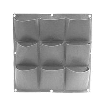 Load image into Gallery viewer, Fabric Vertical Wall Garden - 9 Planter Pockets
