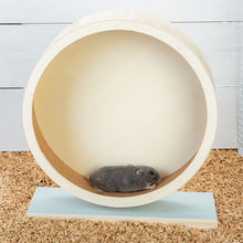 Load image into Gallery viewer, Beeztees Wooden Hamster Wheel
