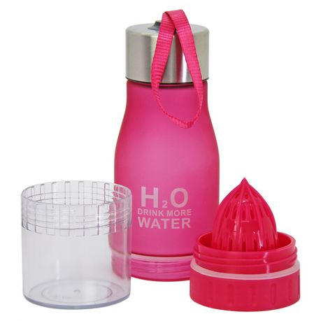 H2O Infuser Bottle - Pink Lemon/Fruit Infuser