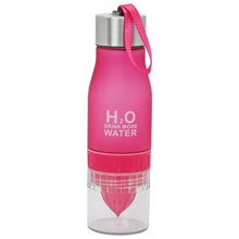 Load image into Gallery viewer, H2O Infuser Bottle - Pink Lemon/Fruit Infuser
