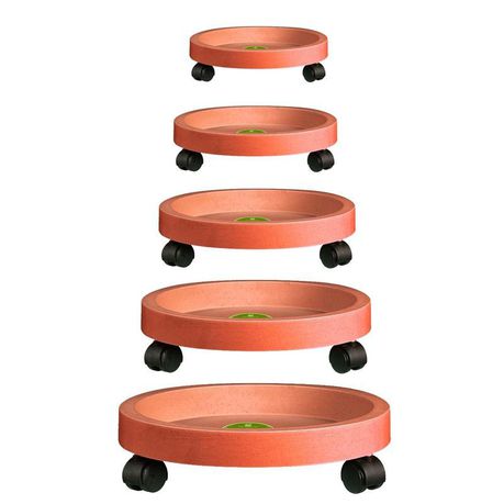 Pot Plant Trays on Wheels Set of 5 Buy Online in Zimbabwe thedailysale.shop