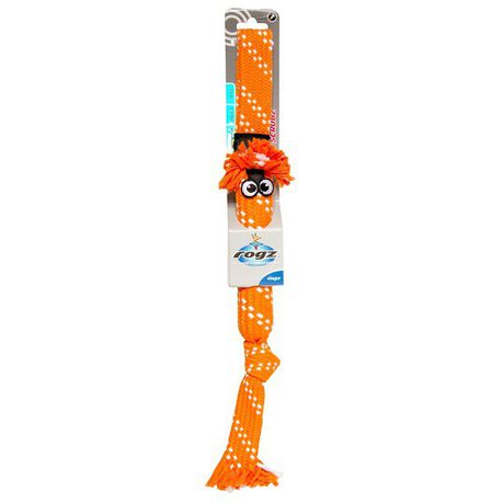 Rogz - Scrubz Teeth Cleaning Dog Toy - Medium 44cm - Orange Buy Online in Zimbabwe thedailysale.shop