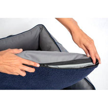 Load image into Gallery viewer, ROGZ LEKKA POD Small 3D Oxford Dog Bed Black/Grey
