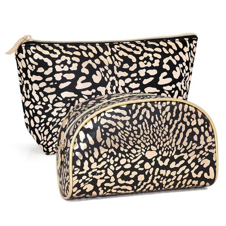Black & Rose-Gold Cosmetic Bag Combo Buy Online in Zimbabwe thedailysale.shop