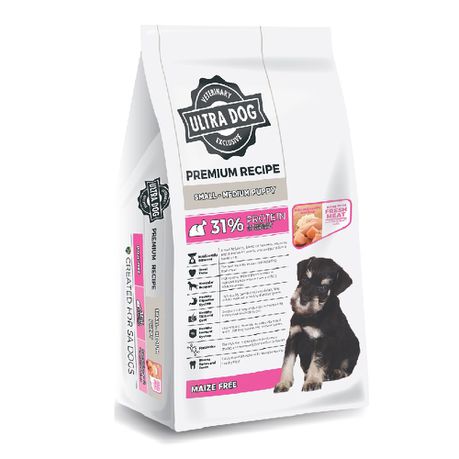 Ultra Dog Superwoof  Small-Medium Breed Puppy Chicken & Rice 8KG Buy Online in Zimbabwe thedailysale.shop