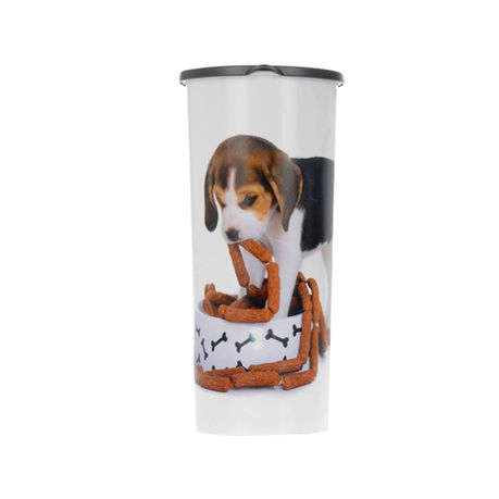 Eco Pet Storage Container with flip lid - dog design Buy Online in Zimbabwe thedailysale.shop