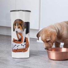 Load image into Gallery viewer, Eco Pet Storage Container with flip lid - dog design
