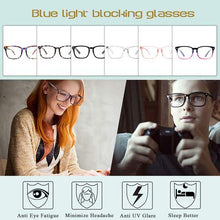 Load image into Gallery viewer, Sophie Moda - Fashion Computer Glasses Anti Blue Light: Black/Leopard (2Pack)
