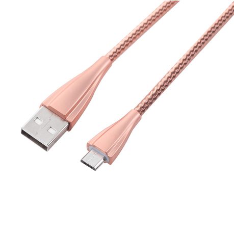 Volkano Micro USB Cable - Fashion Series - 1.8m - Rose Gold Buy Online in Zimbabwe thedailysale.shop