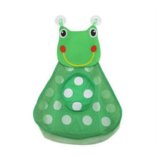 Load image into Gallery viewer, Baby Bath Toys Storage Mesh Bag with Suction Cups (Frog)

