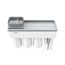 Load image into Gallery viewer, Bathroom Toothbrush Holder and Shelf
