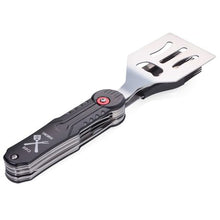 Load image into Gallery viewer, TROIKA Braai Set: Fork, Brush and Knife TROIKA BBQ - 3 Piece 5 Functions
