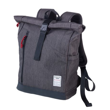 Troika Roll Top Backpack with Metal Snap Closure - Business Rolltop Buy Online in Zimbabwe thedailysale.shop
