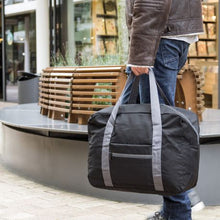 Load image into Gallery viewer, Troika Foldable Travel Bag Travel Pack Black
