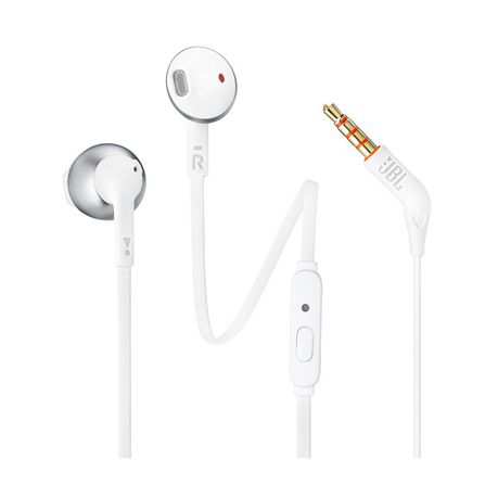 JBL TUNE 205 Wired In-Ear Headphones With Mic - Chrome Buy Online in Zimbabwe thedailysale.shop