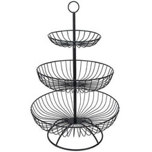 Load image into Gallery viewer, Heartdeco 3 -Tier Countertop Fruit Basket Bowl Storage Decorative Stand

