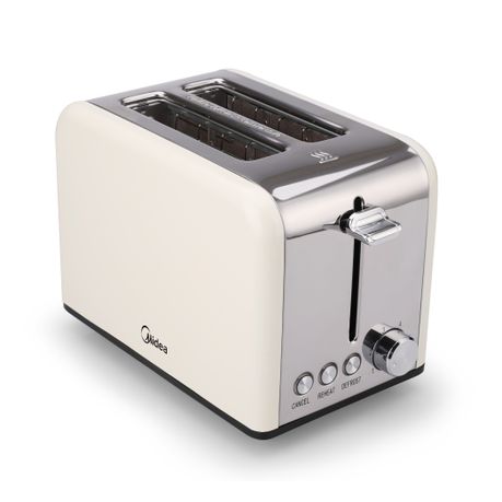Midea 2 Slice Toaster - Cream