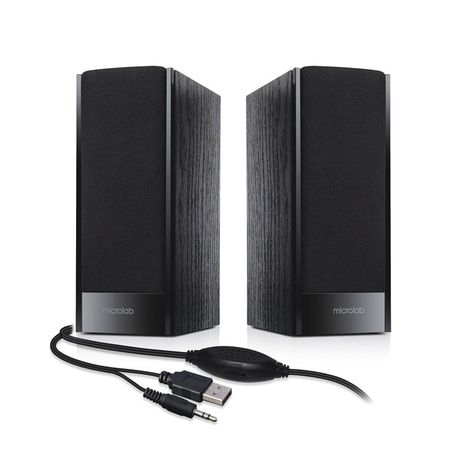 Microlab B56 2.0CH USB PWR Speaker-Black Buy Online in Zimbabwe thedailysale.shop