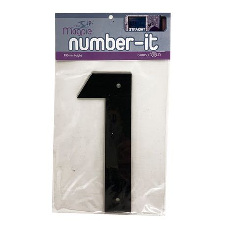 Standard Style House Number - 1