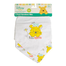 Load image into Gallery viewer, Winnie the Pooh 'Little Bear' Bandana Bibs - Set of 2
