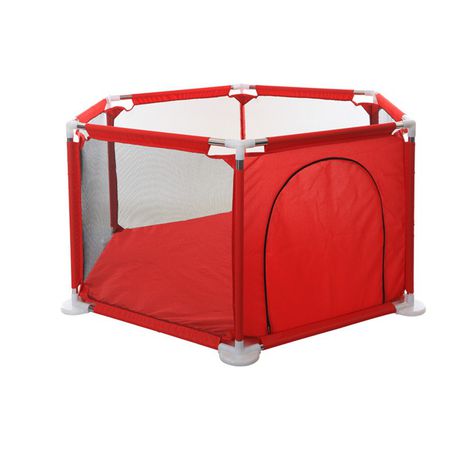 Baby Ball Pool Safety Fence with 50 Balls - Red Buy Online in Zimbabwe thedailysale.shop