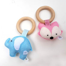 Load image into Gallery viewer, Ruby Melon Heartfelt Rattle - Ellie
