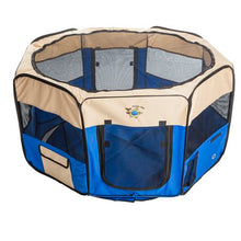 Load image into Gallery viewer, Cosmic Pets Collapsible Pet Pen - Medium (Blue)
