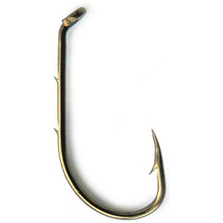 Mustad 9555-8 Carp Fishing Hook - Brown