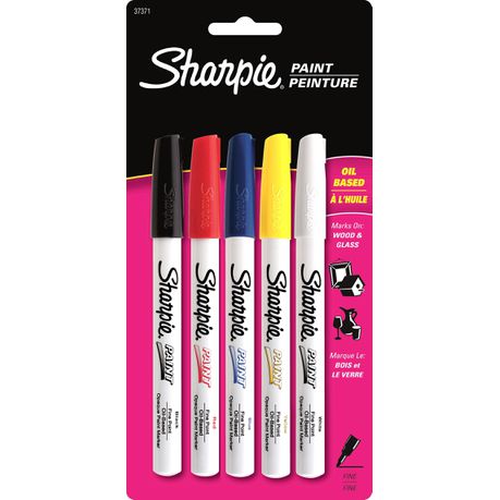 Sharpie Oil Based Fine Point Paint Markers - 5 Assorted Buy Online in Zimbabwe thedailysale.shop