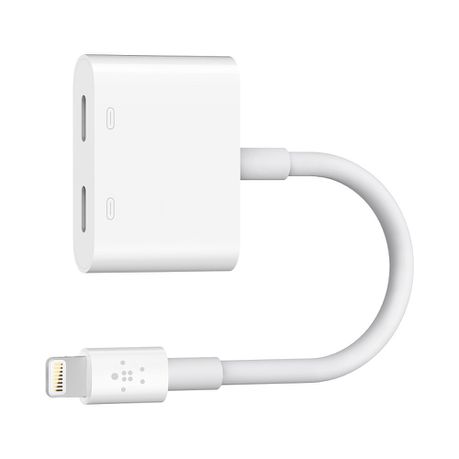 Belkin Lightning Audio +Charge Adapter Buy Online in Zimbabwe thedailysale.shop