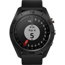 Load image into Gallery viewer, Garmin Approach S60 Golf Watch - Black with Black Silicone Band
