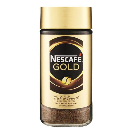 Nescafe Gold - 200g Rich & Smooth Instant Coffee Glass Jar Buy Online in Zimbabwe thedailysale.shop