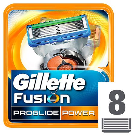 Gillette Fusion ProGlide Power Razor Blades - 8's