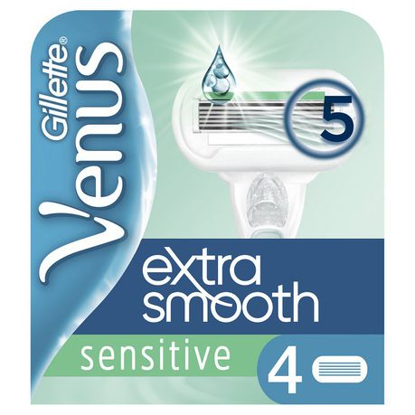 Gillette Venus Sensitive Extra Smooth Razor Blades - 4's Buy Online in Zimbabwe thedailysale.shop