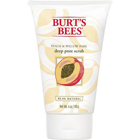 Burt's Bees Peach & Willowbark Deep Pore Scrub 114G Buy Online in Zimbabwe thedailysale.shop